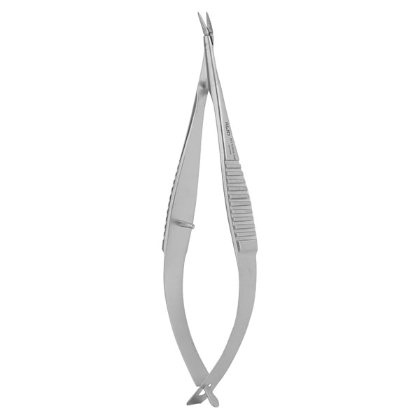 VANNAS Spring Scissors (Triangular)-S/S Angled/6.3*1.35mm/8.5cm